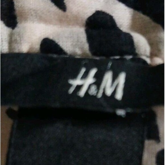 H&M Animal Print Button-Up Tunic – Tan & Black – Women’s Size 4 - Picture 5 of 10